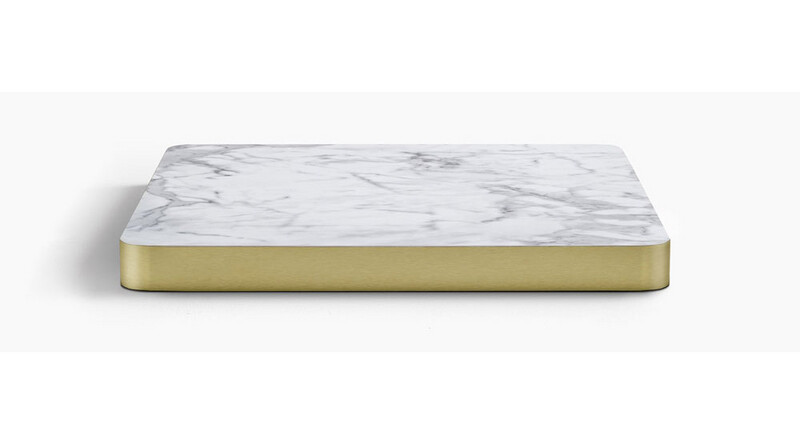 F PIANO LAMINATO BORDO OTTONE