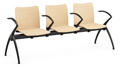 I REPETITA WOOD BENCH WITH ARMS