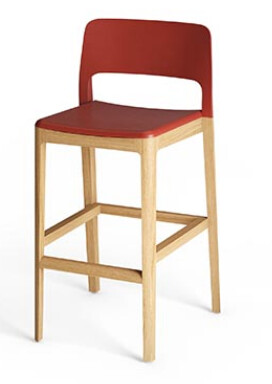 I SETTESUSETTE KITCHEN STOOL POLYURETHANE SEAT