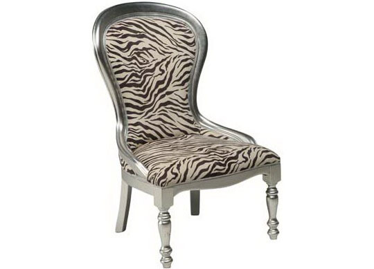 F Poltrona Philip 170P foglia argento