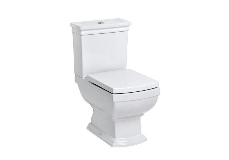 Retro Wc Toilette Stand komplett Set mit Spülkasten KERAMIK Inkl.Sitz