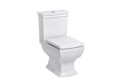 Retro Wc Toilette Stand komplett Set mit Spülkasten KERAMIK Inkl.Sitz