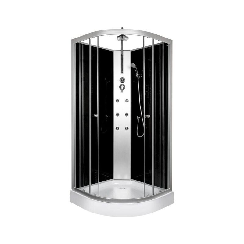 DUSCHTEMPEL FERTIGDUSCHE DUSCHKABINE  KOMPLETT DUSCHE Wanne 80 X 80 !!