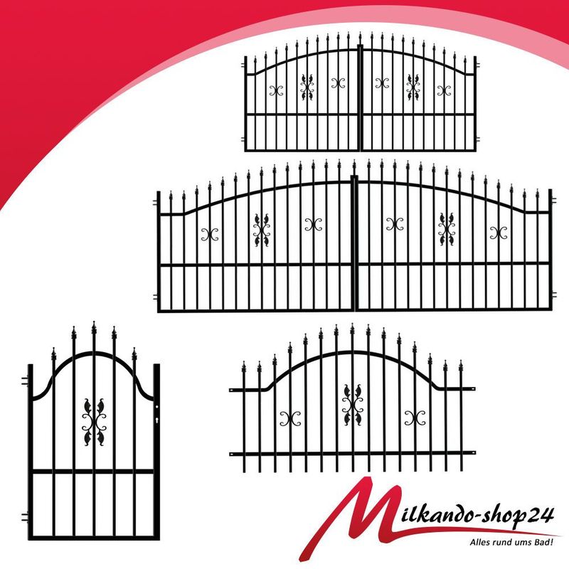 Klassische Metallzäune