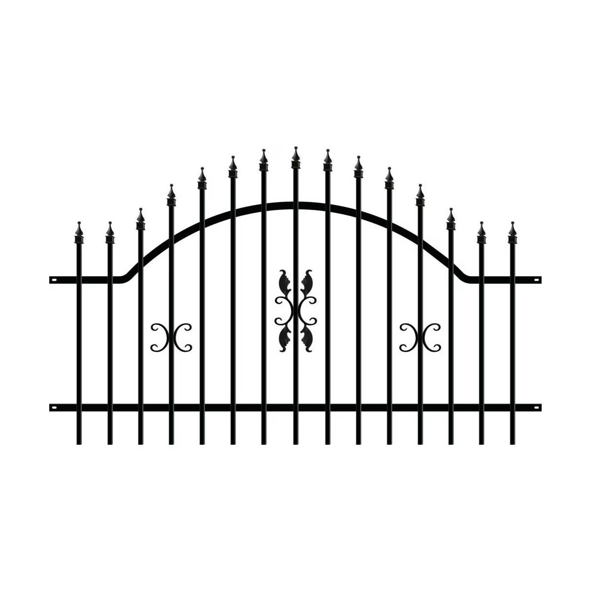 Gartenzaun Zaunelement Schmiedezaune Metallzaun Zaunfeld Schmuckzaun 200 x 120 - M2 Gartenzaun Zaunelement Schmiedezaune Metallzaun Zaunfeld Schmuckzaun 200 x 120 - M2