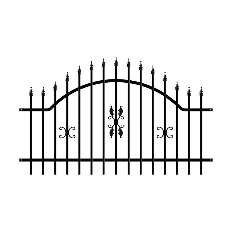 Gartenzaun Zaunelement Schmiedezaune Metallzaun Zaunfeld Schmuckzaun 200 x 120 - M2 Gartenzaun Zaunelement Schmiedezaune Metallzaun Zaunfeld Schmuckzaun 200 x 120 - M2