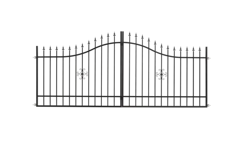 Einfahrtstor Schmiedezaune Metallzaun Zaunfeld Metalltor Tor 400 cm x 150 cm M3 Einfahrtstor Schmiedezaune Metallzaun Zaunfeld Metalltor Tor 400 cm x 150 cm M3