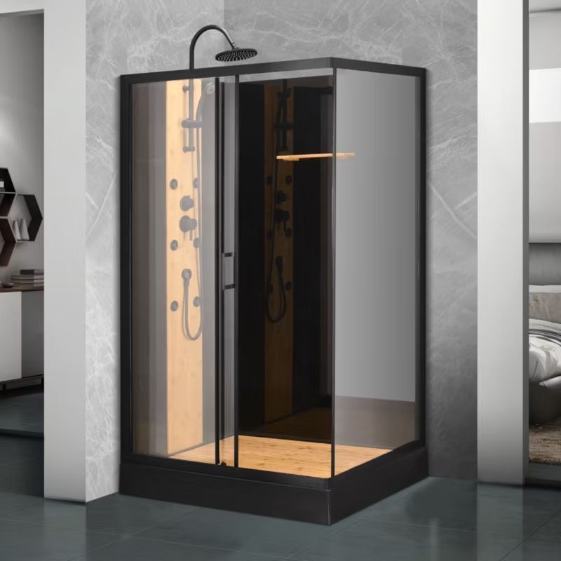 Duschtempel Fertigdusche Duschkabine Glas komplett Dusche 120 x 80 cm Schwarz Duschtempel Fertigdusche Duschkabine Glas komplett Dusche 120 x 80 cm Schwarz