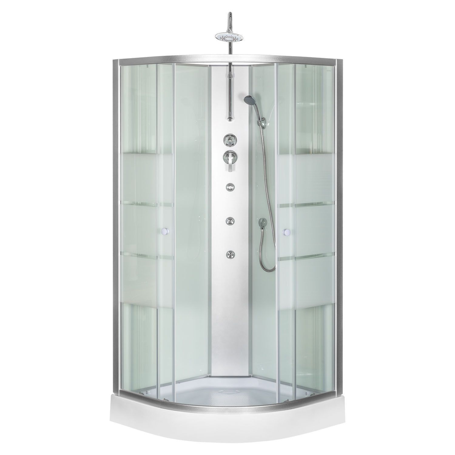 Duschtempel Dusche Sa. 90x90 cm fertigdusche komplettdusche duschkabine Wanne