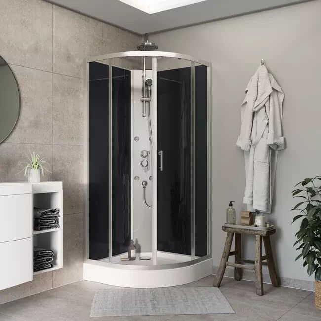 DUSCHTEMPEL FERTIGDUSCHE DUSCHKABINE GLAS KOMPLETT DUSCHE 85 X 85 x 225 cm ! DUSCHTEMPEL FERTIGDUSCHE DUSCHKABINE GLAS KOMPLETT DUSCHE 85 X 85 x 225 cm !