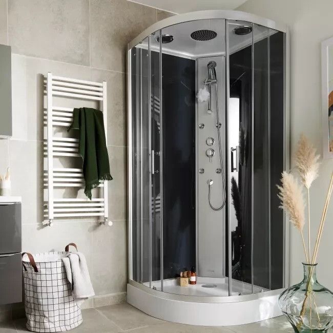 DUSCHTEMPEL FERTIGDUSCHE DUSCHKABINE GLAS KOMPLETT DUSCHE 90 X 90 x 215 cm ! Dach DUSCHTEMPEL FERTIGDUSCHE DUSCHKABINE GLAS KOMPLETT DUSCHE 90 X 90 x 215 cm ! Dach