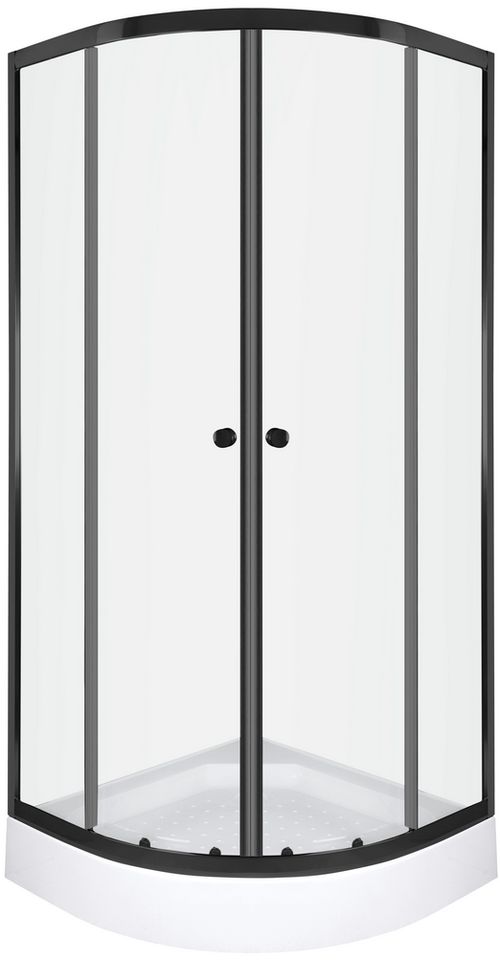 Duschtempel komplett set duschkabine Duschabtrennung u. Wanne 80 x 80 cm Schwarz Duschtempel komplett set duschkabine Duschabtrennung u. Wanne 80 x 80 cm Schwarz