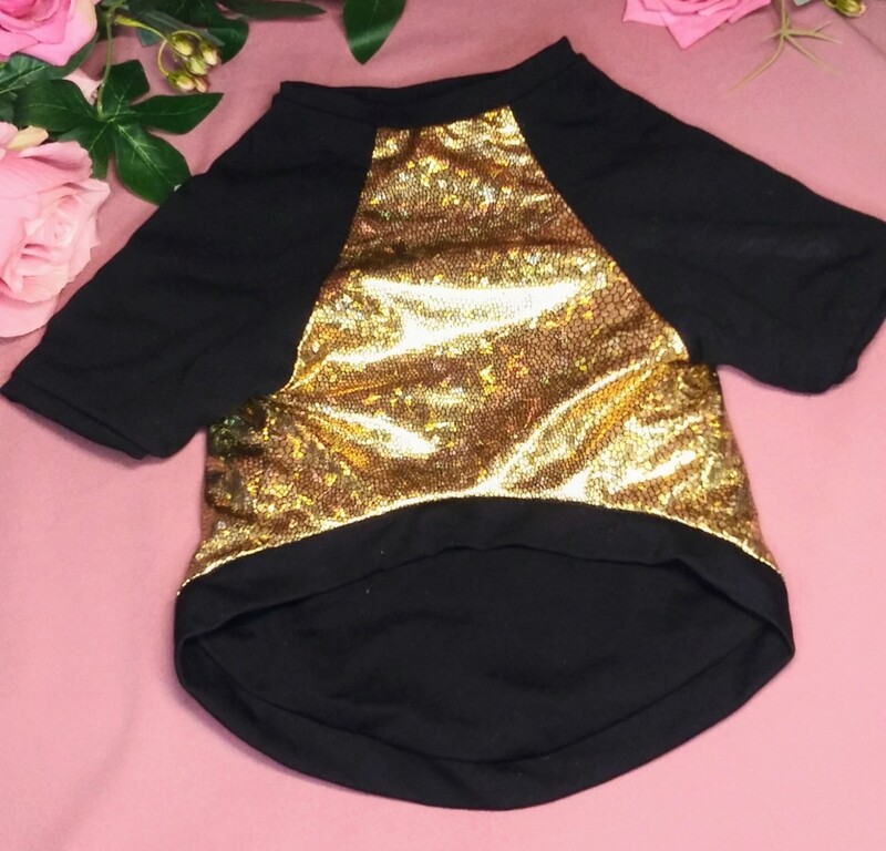 XLarge Gold Holographic shirt