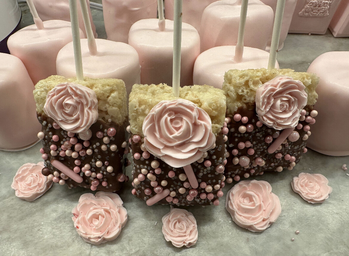 Ghiradelli Chocolate Covered Rice Crispy Treats