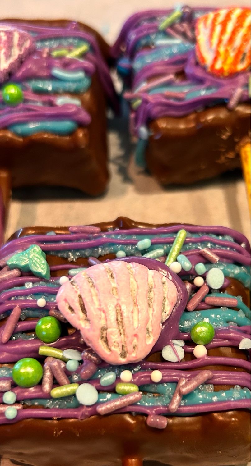 Ghiradelli Chocolate Covered Rice Crispy Treats