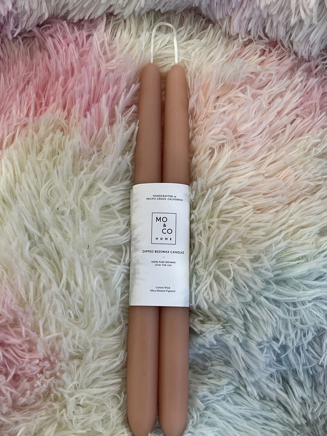 10" & 14" - 100% Beeswax Dipped Candles | Terra Cotta