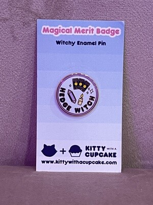 Hedge Witch Enamel Pin