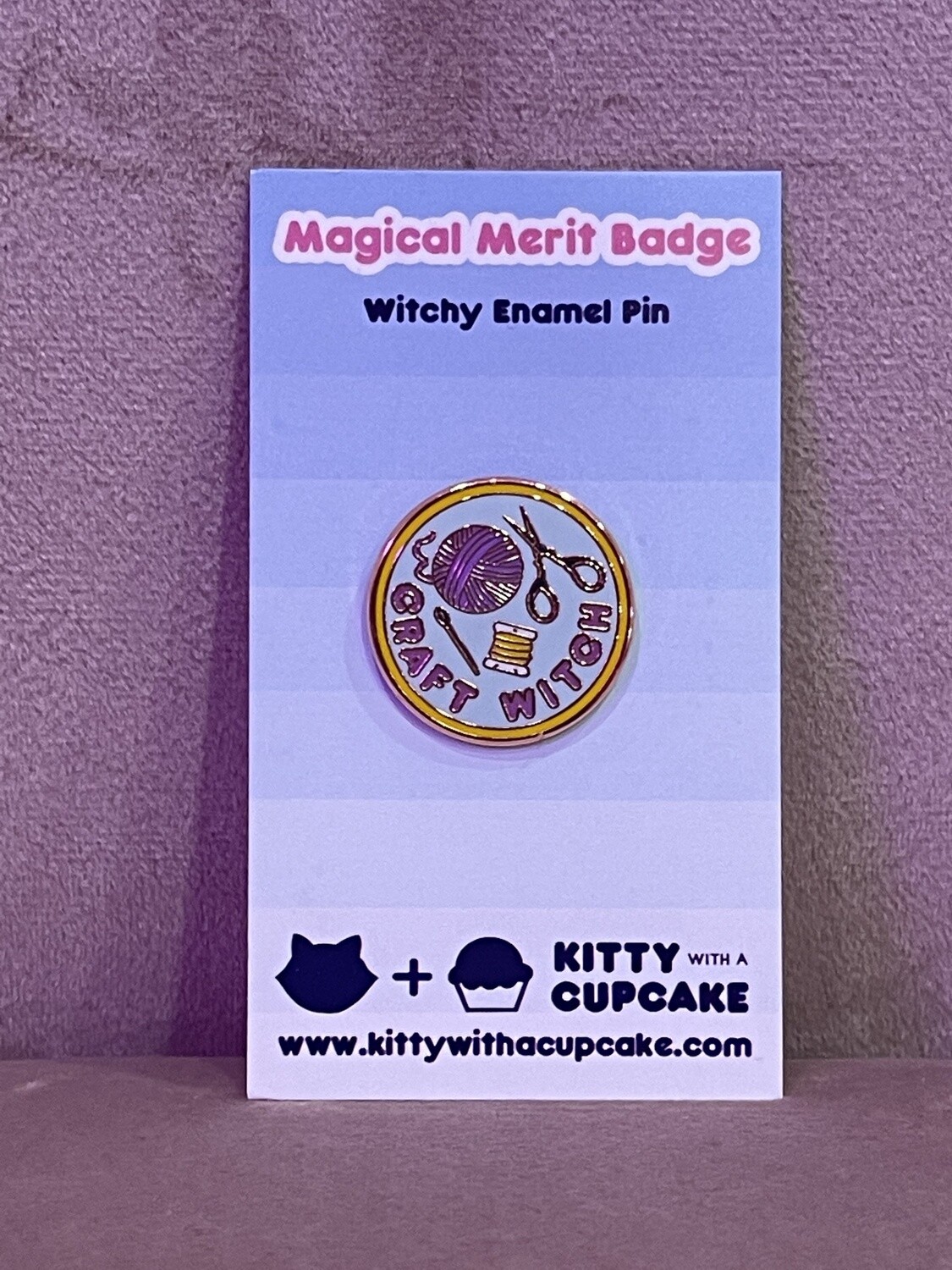 Craft Witch Enamel Pin | default - #ep-craft-witch
