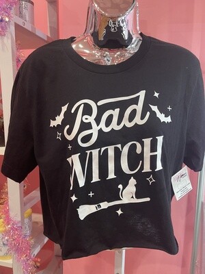 Bad Witch Crop T-shirt