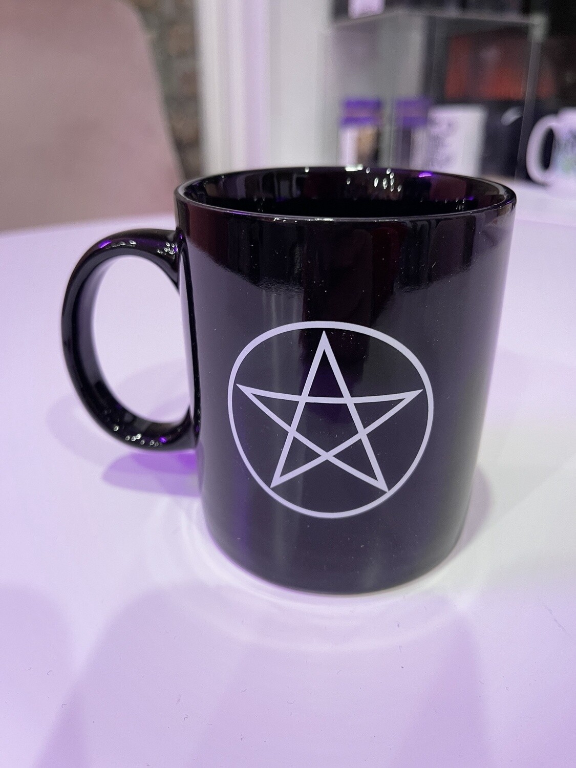 Pentagram Black Mug