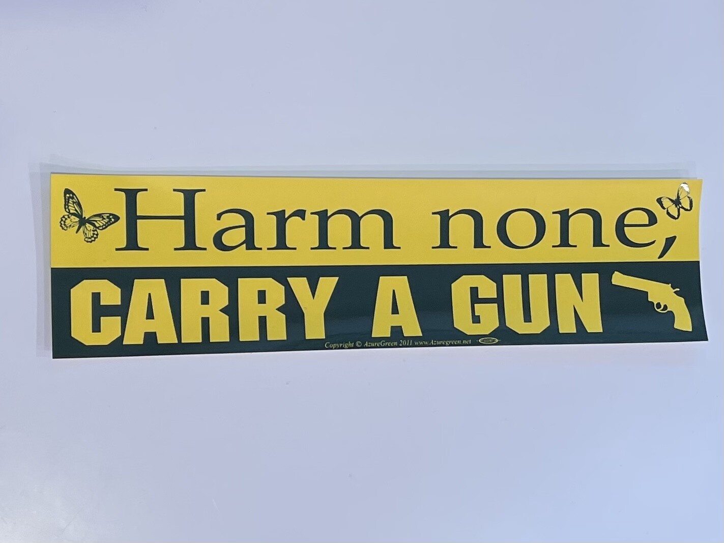 Harm None, Carry a Gun bumper sticker