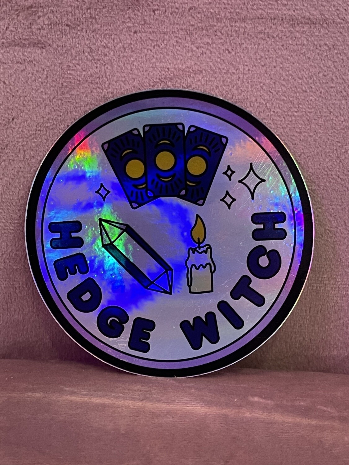 Hedge Witch Holographic Sticker