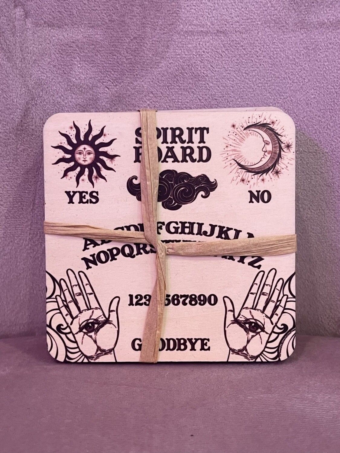 Spirit Board Wood Coasters Set of 4