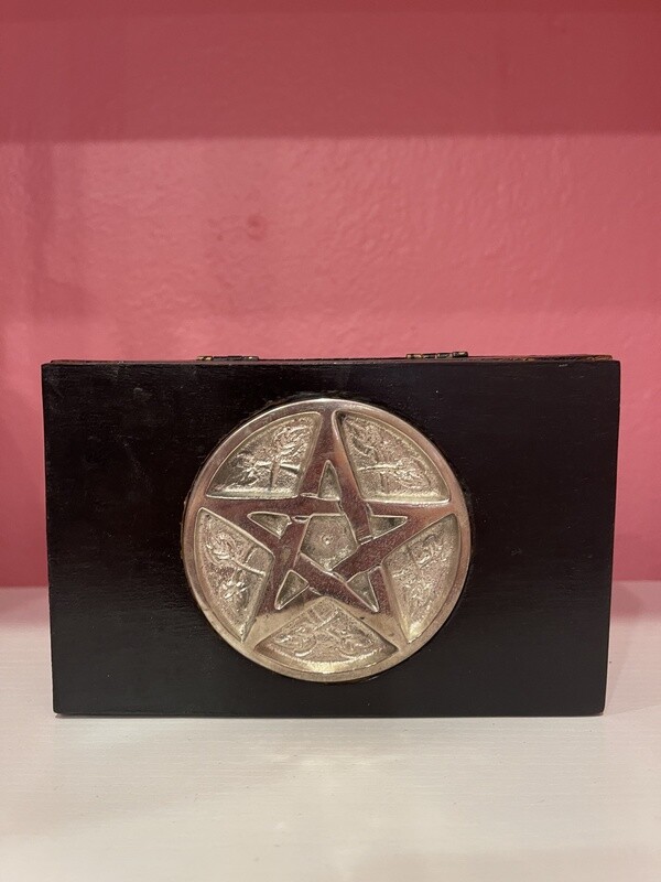 Tarotbox Chrome Inlay Pentacle 15.5cmx10cm