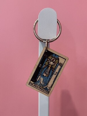Tarot - 2 - The High Priestess Keychain