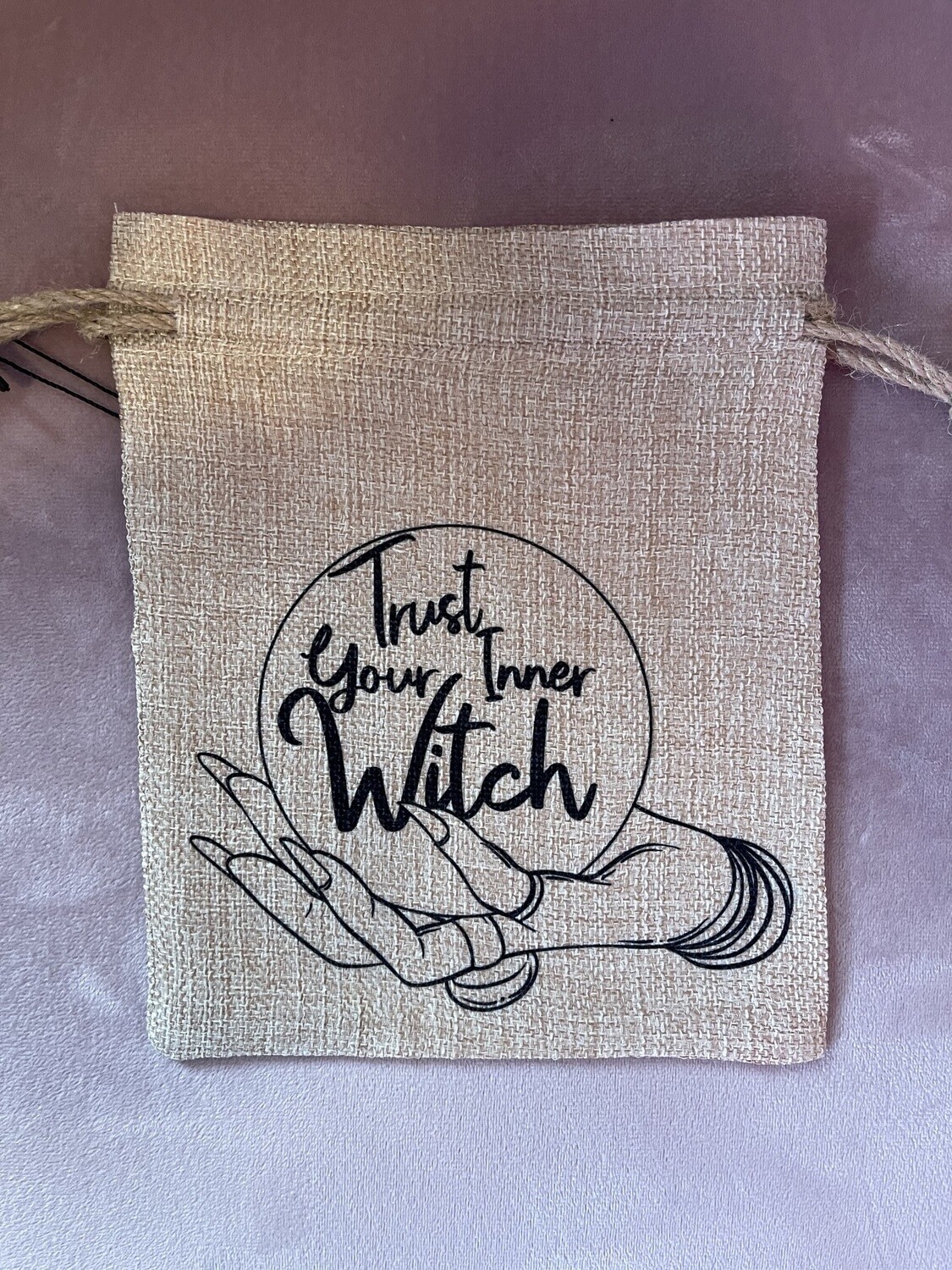 Trust Your Inner Witch Large Tarot Crystal Pouch