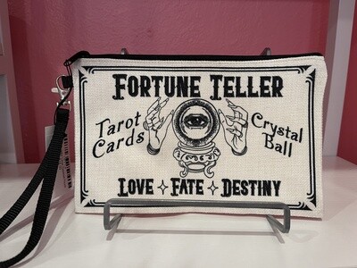 Fortune Teller Large Zippered Pouch