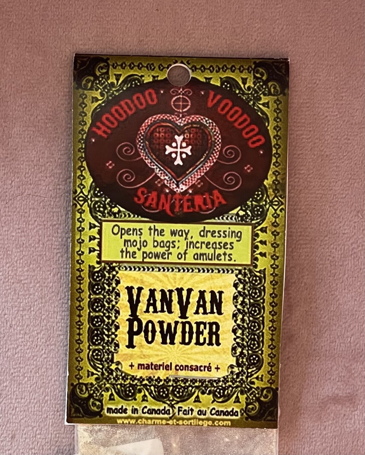 .5oz Van Van powder