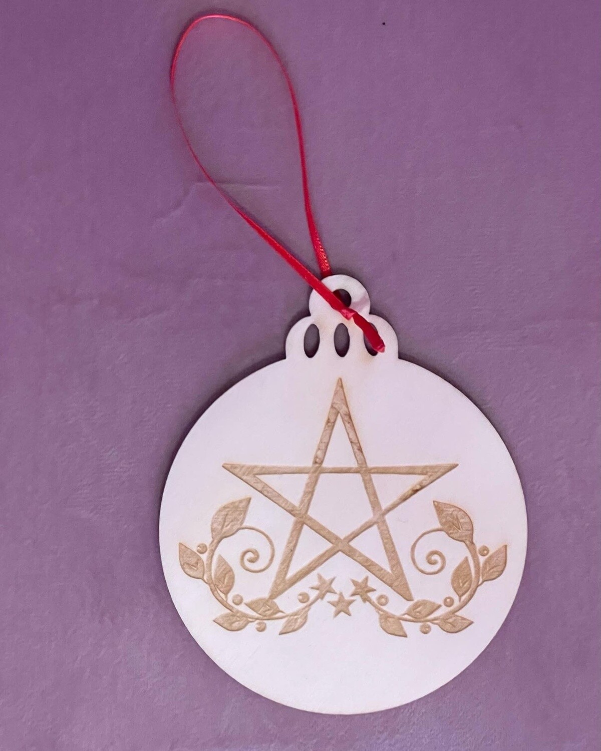 Solstice Holiday Ornament Pentagram