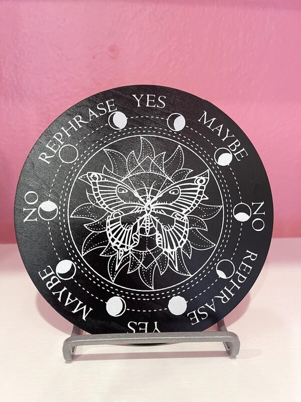 6&quot; New Moon Wood Pendulum Board
