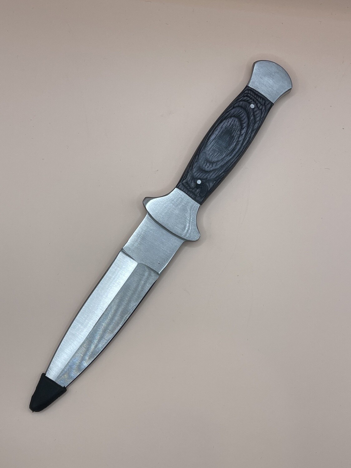 Black Faux Wooden Handled athame 9"