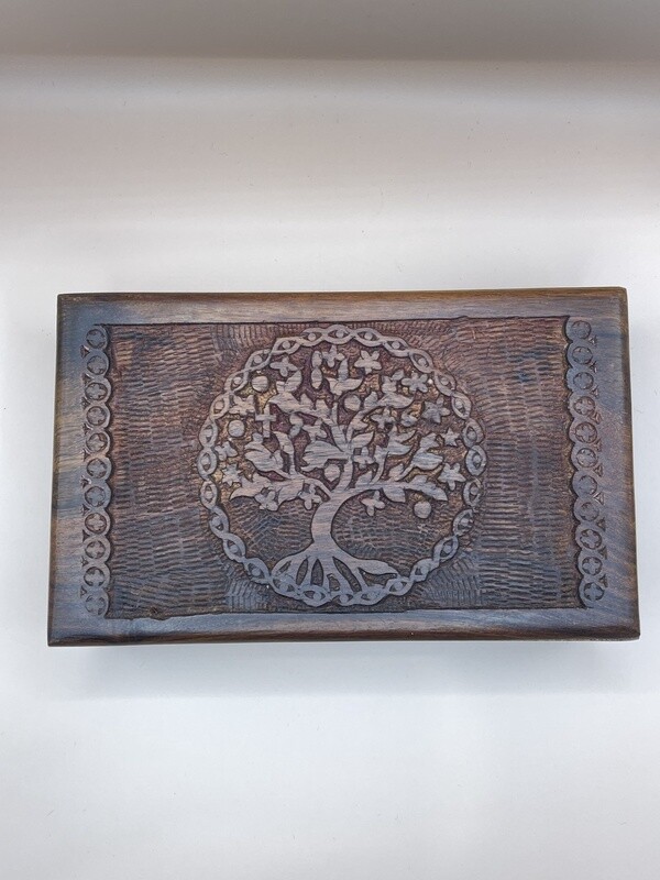 Wooden Box Tree Of Life