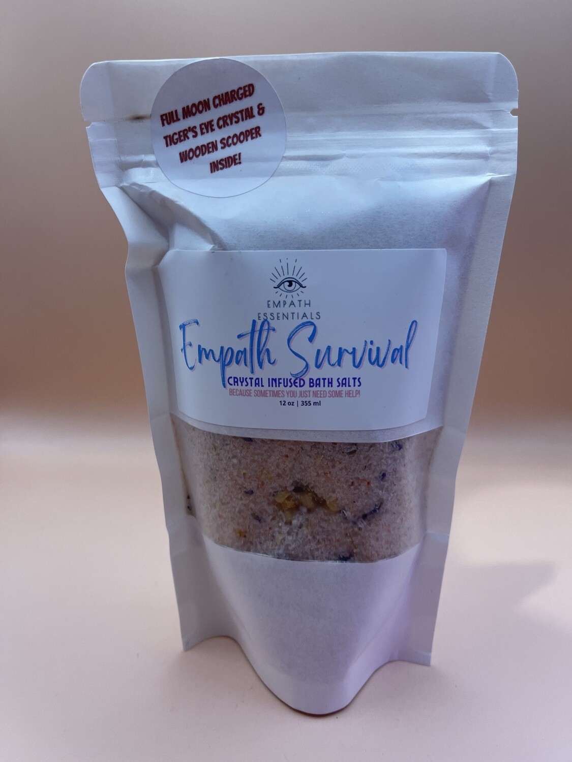 Empath Survival Crystal Infused Bath Salts