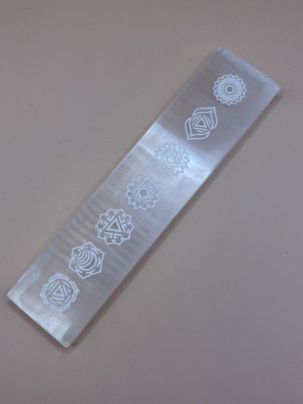 Chakra Crystal Charging Rectangle Med 6&quot;