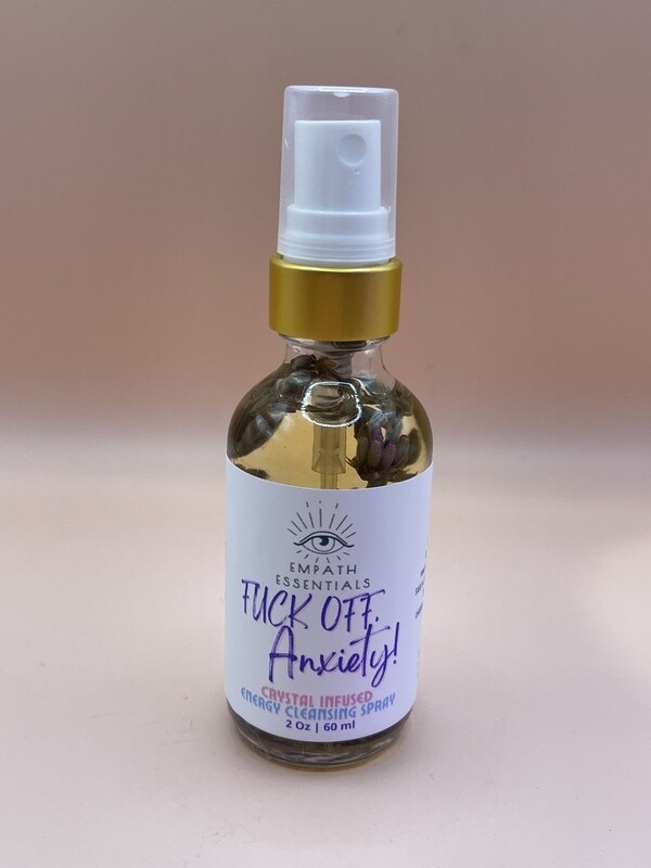 Fuck Off Anxiety Crystal Infused Cleansing Spray