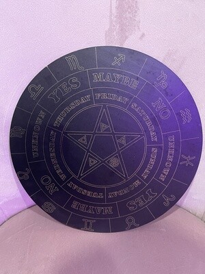 Wooden Pendulum Board Pentagram 30cm