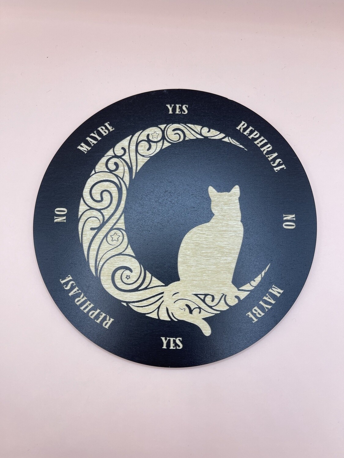Crescent Moon Cat Pendulum Board