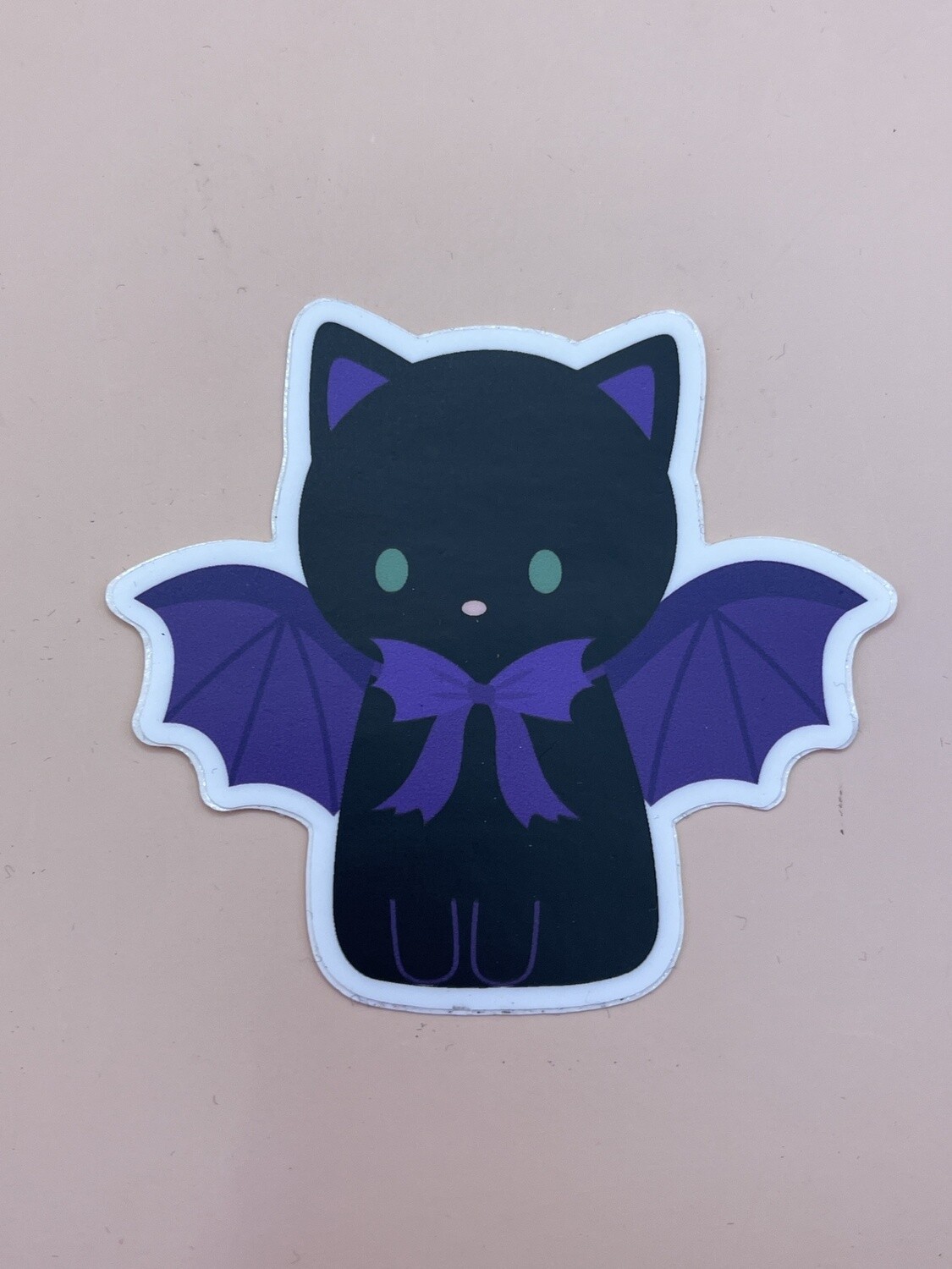 Bat Cat Vinyl Sticker