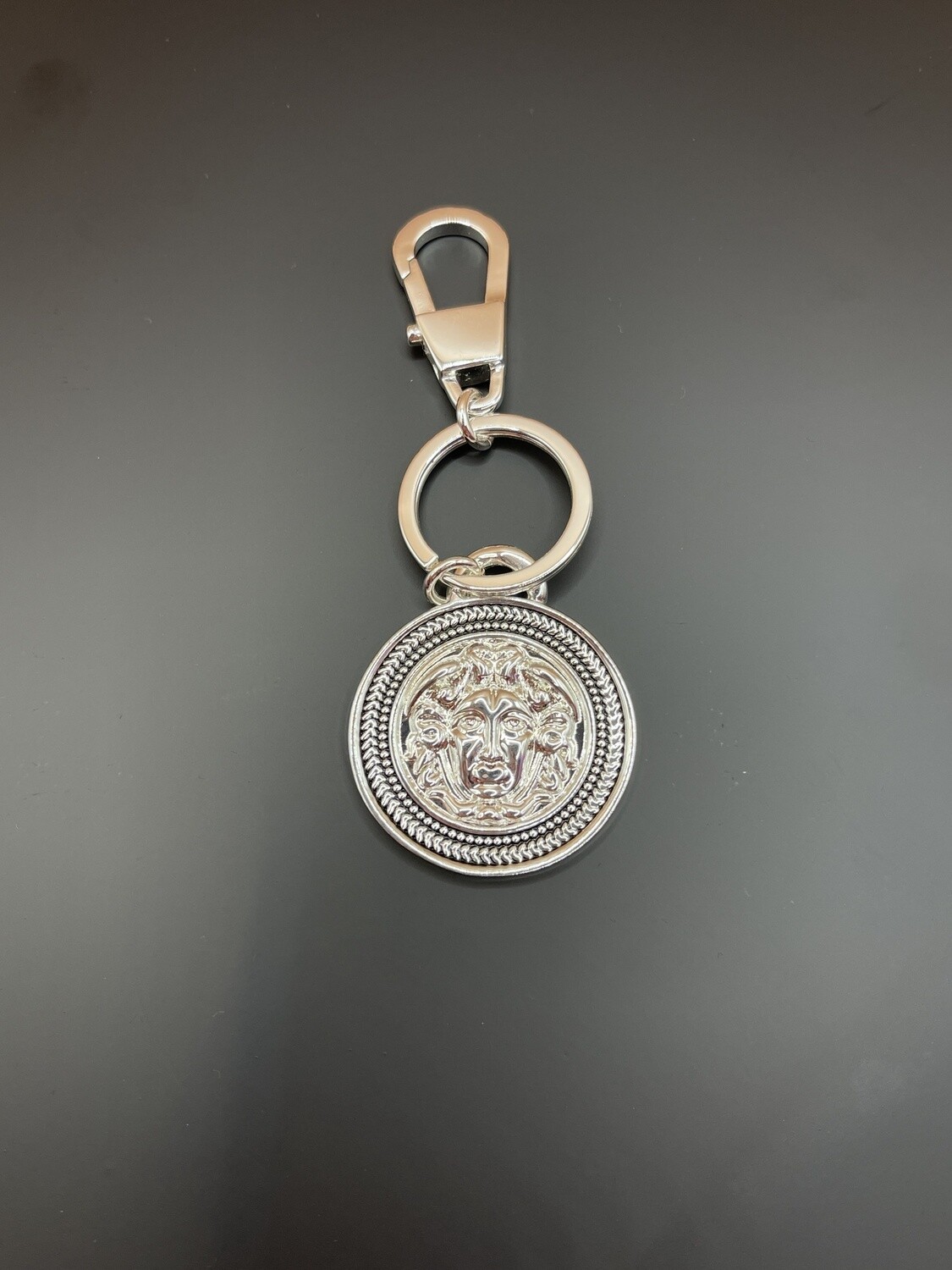 Medusa Key Ring - Silver