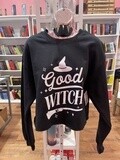 HALLOWEEN CROPPED SWEATERS | BAD WITCH - Black / M
