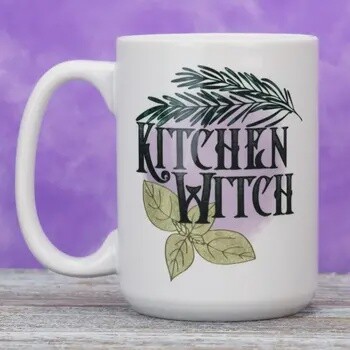 Kitchen Witch 15 Ounce Mug