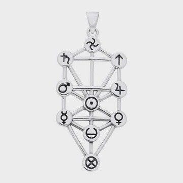 Tree Of Life by Oberon Zell Sterling Silver Pendant