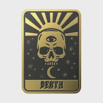 PopSocket-ENAMEL TAROT CARD DEATH