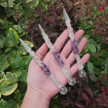 Amethyst Crystal Wand