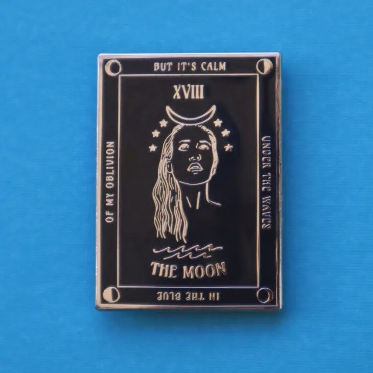 THE GODDESS PIN | NEW MOON BLACK