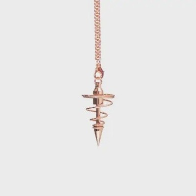 Metal Pendulum Oracle Copper Crystalk